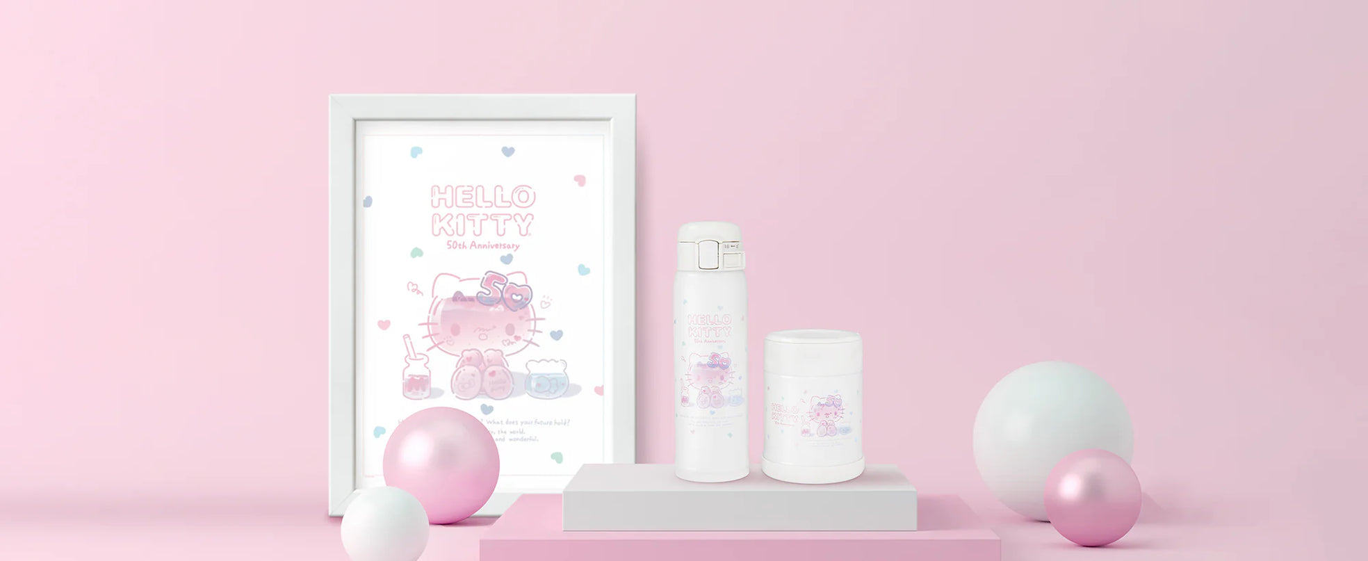 [Zojirushi] Stainless Steel Food Jar - Hello Kitty 50th