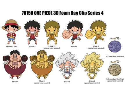 [Restock] Figural Bag Clip - ONEPIECE Series 4 (Pack of 24) $4.35/ea
