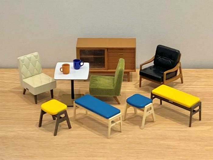 Karimoku 60 Miniature Furniture vol.3 - New Color ver. (Box of 9) $5.78/ea