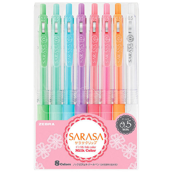 ZEBRA SARASA Clip Set - 0.5 ** RESTOCK **
