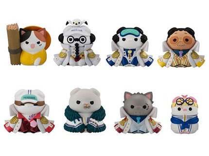 [Mega Cat Project] NyanPiece Nyan! Luffy vs Marine (Box of 8)
