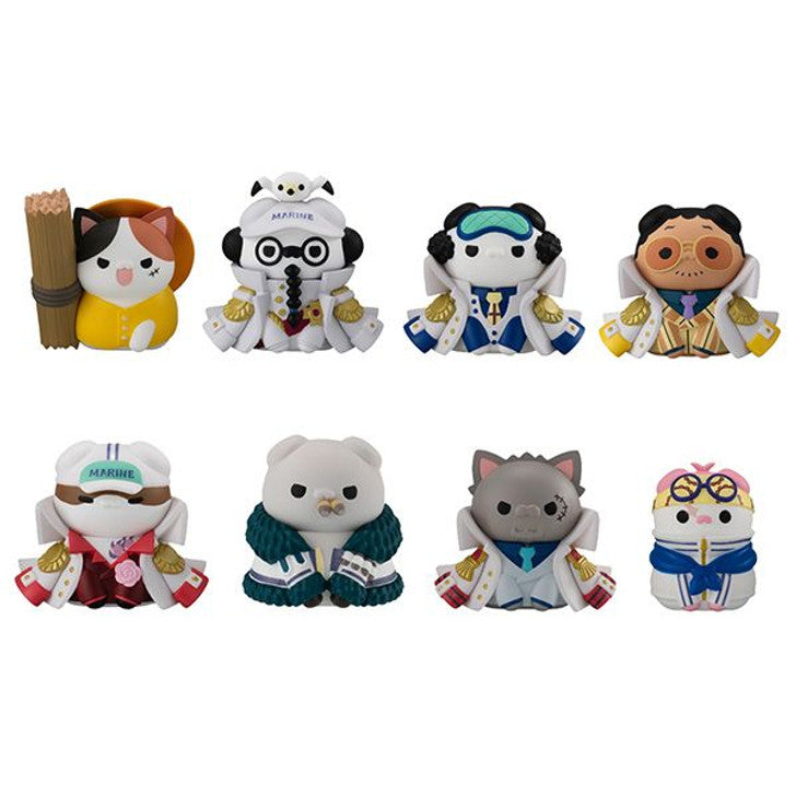 [Mega Cat Project] NyanPiece Nyan! Luffy vs Marine (Box of 8)