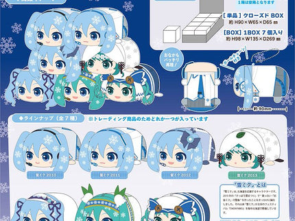 Potekoro Mascot - Snow Miku (Box of 7)