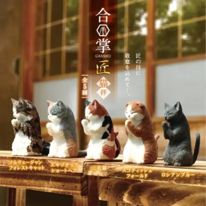 Gassho - Cat (Box of 10)