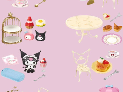 [Re-Ment] My Melody & Kuromi - Sweet Tea Party (Box of 8)