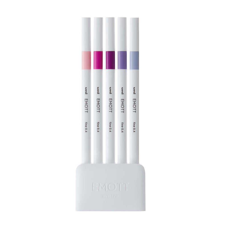 [SALE] uni EMOTT Pen Set - 0.4 Fine Marker 5pcs