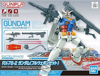 [Entry Grade] RX-78-2 Gundam (Full Weapon Set)