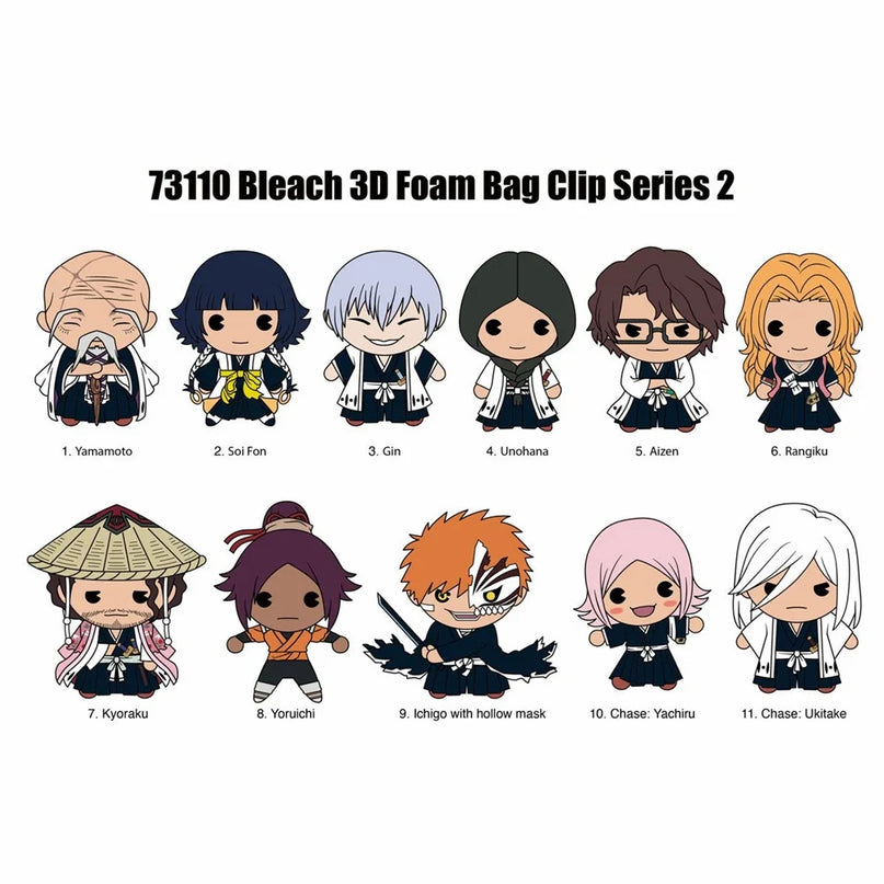 Figural Bag Clip Bleach Series 2 (Pack of 24)