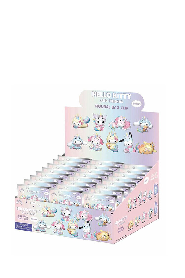 Sanrio - Hello Kitty & Friends 3D Foam Bag Clip Series 4 (Box of 24)