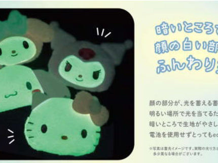Sanrio Glow in the Dark Plush 8” - 4 kinds
