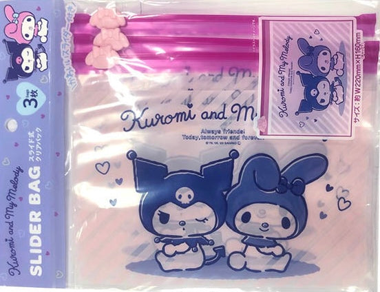 Sanrio Zip Bag Set S/M