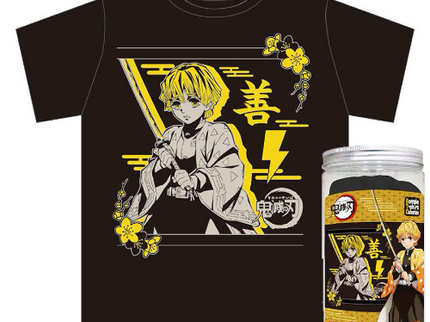 Demon Slayer Bottle T-shirt - 4 Design (Black)
