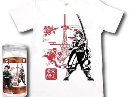 Demon Slayer Bottle T-shirt - 4 Design (White)
