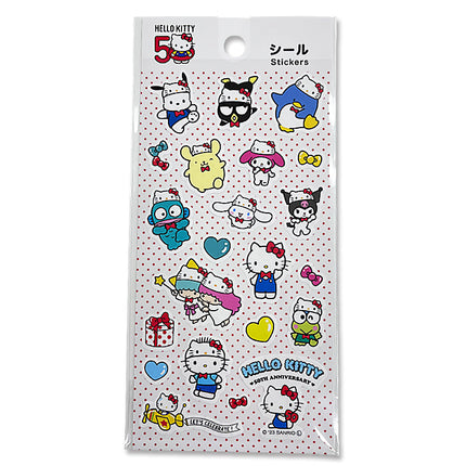[Stickers] Hello Kitty 50th Anniversary 2 kinds (Pack of 8) $1.25/ea