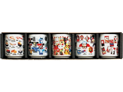 Sake Cup Set - 5 cups
