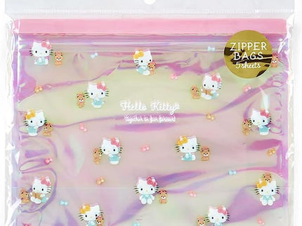Sanrio Holo Zipper Bag M size 5pcs (Pack of 4) $3.28/ea