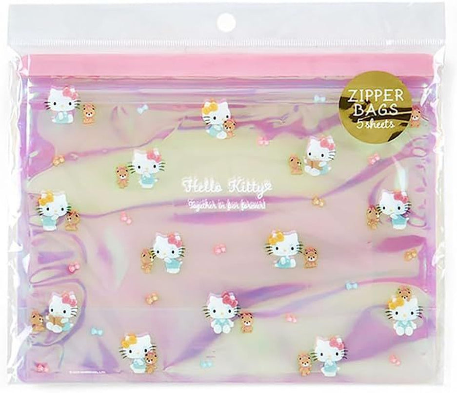 Sanrio Holo Zipper Bag M size 5pcs (Pack of 4) $3.28/ea