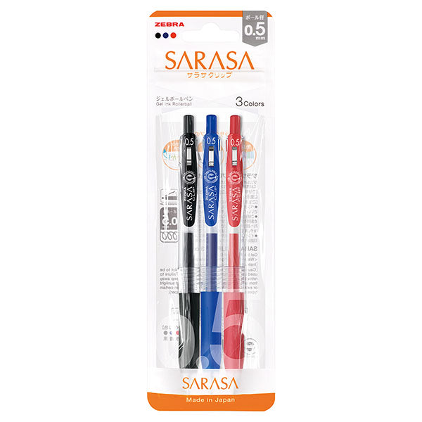 ZEBRA SARASA Clip Set - 0.5 ** RESTOCK **