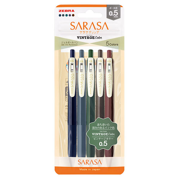 ZEBRA SARASA Clip Set - 0.5 ** RESTOCK **