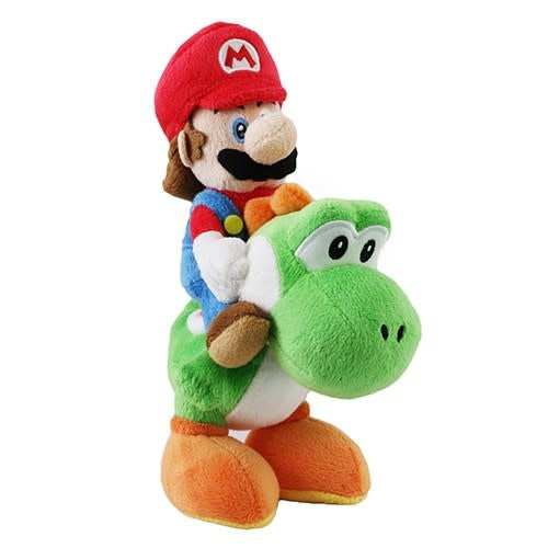 Mario - Mario Riding Yoshi 8" Plush