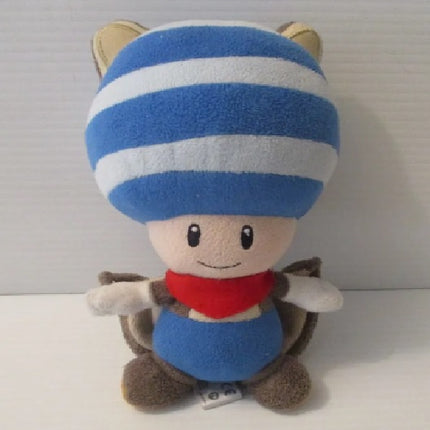 Mario - Toad Flying Squirrel Blue 8" Plush