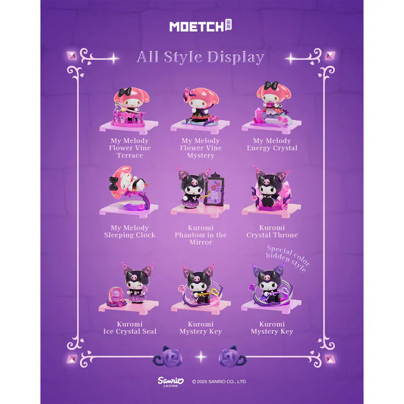 [Moetch] My Melody & Kuromi - Floral Secret Realm Series Micro Box Pro (Box/8)