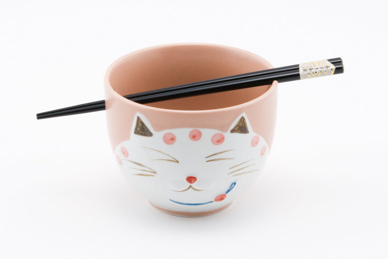 Ceramic Bowl with Chopsticks S