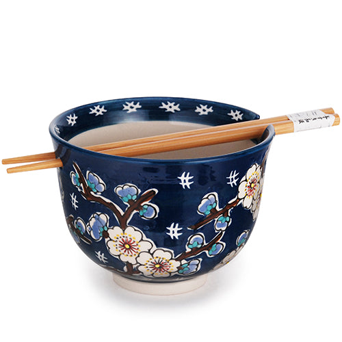 Ceramic Bowl with Chopsticks S