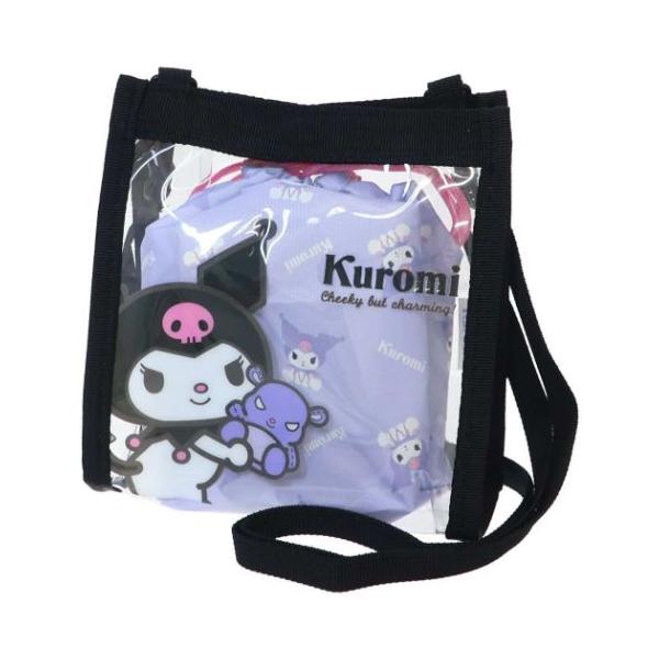 Sanrio - Kuromi - Clear Shoulder Bag with Pouch