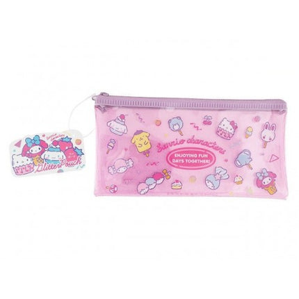 Sanrio - Mixed Character - Zippered Glitter Pouch (Set of 10)
