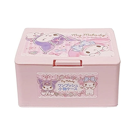 Sanrio - My Melody & Kuromi - One Touch Open Lid Accessory Box (Set of 8)
