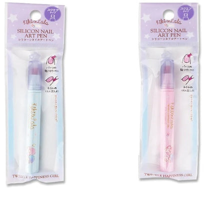 Sanrio - Twin Little Stars - Silicon Square Type Nail Art Pen (Set of 10)