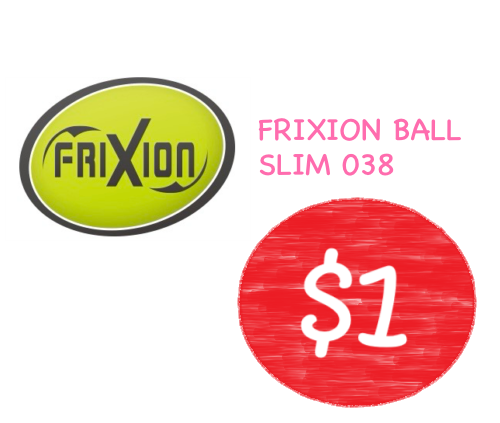 [SALE] PILOT Frixion Ball Slim 0.38 (Pack of 10) $1/ea, Refills $1.20/ea, Refills Pink $0.40/ea
