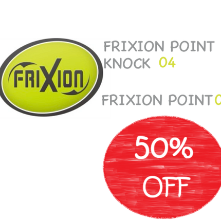 [SALE] PILOT Frixion Point/Knock 0.4 (Pack of 10) $1/ea, Refills $1.20/ea