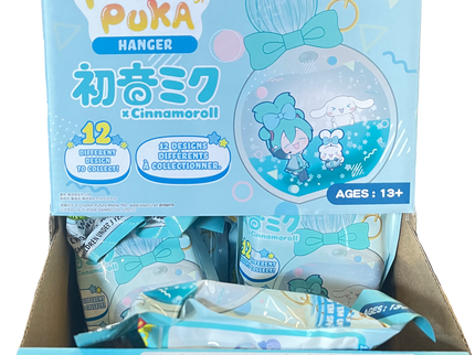 Puka Puka Hanger - Hatsune Miku x Cinnamoroll (Pack of 24)