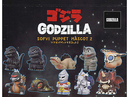 Godzilla 1993 Sofvi Puppet Mascot 2 (Box of 10)