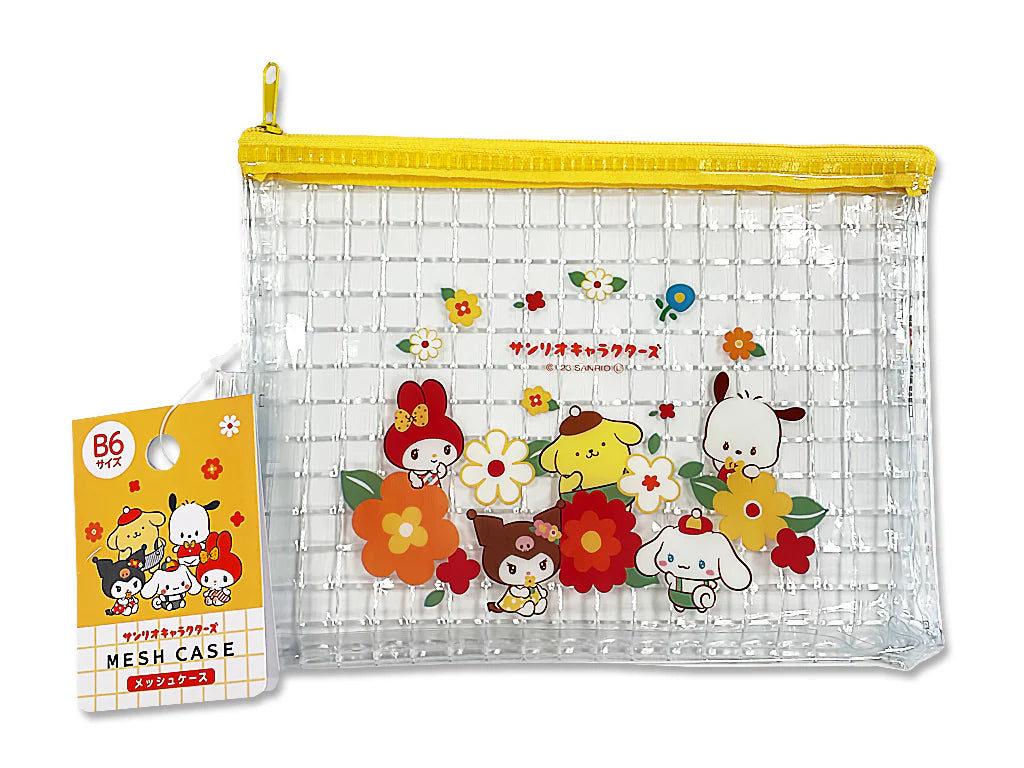 Sanrio PVC Mesh Travel Pouch B6 size (Pack of 10) $1.25/ea