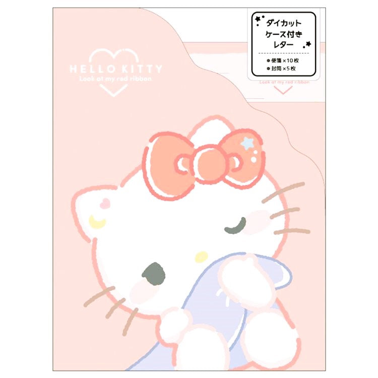 Sanrio Die-Cut Letter Set with Folder (Set of 6)