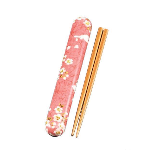 Chopsticks 18cm with Case (Pack of 3) ** Select Designs **