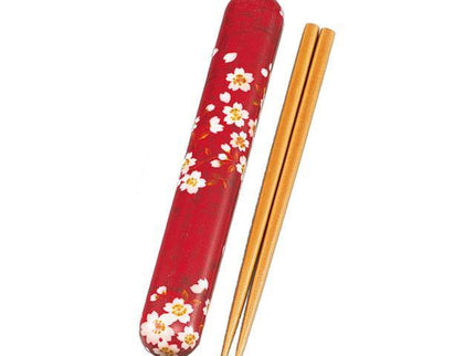 Chopsticks 18cm with Case (Pack of 3) ** Select Designs **