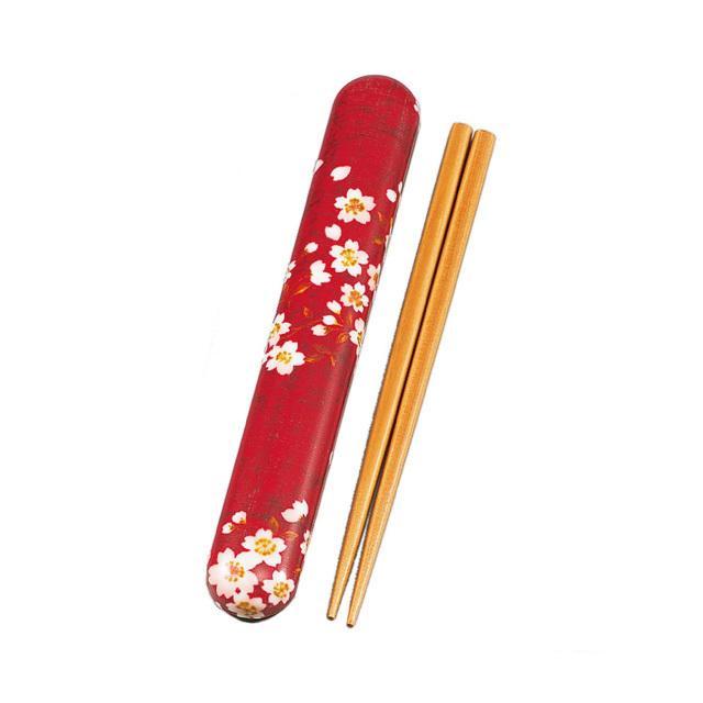 Chopsticks 18cm with Case (Pack of 3) ** Select Designs **