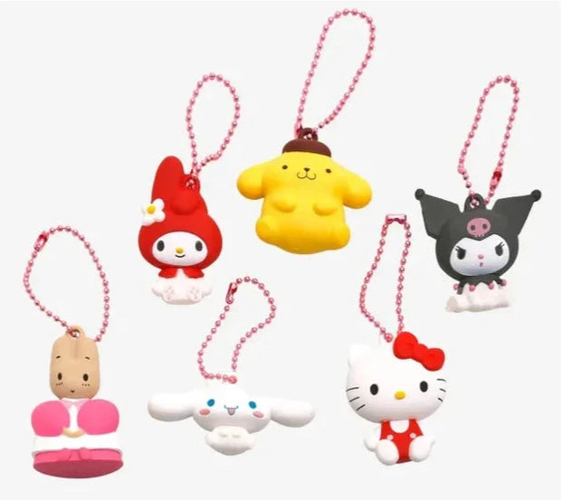 [Twinchees] Hello Kitty and Friends - Flat Keychain Team Pink (Pack of 24)