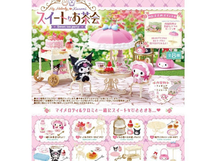 [Re-Ment] My Melody & Kuromi - Sweet Tea Party (Box of 8)