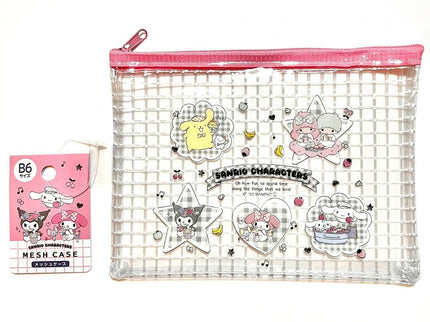 Sanrio PVC Mesh Travel Pouch B6 size (Pack of 10) $1.25/ea