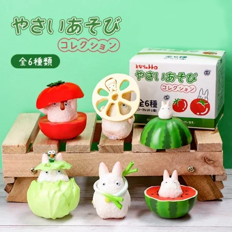[NEW]  Small Totoro Hide and Seek Vegetables Collection (Box/6)