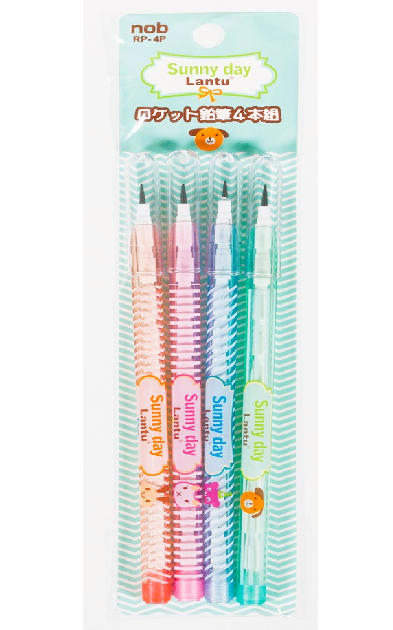 Rocket (Stackable) Pencils 4pcs (Pack of 12)