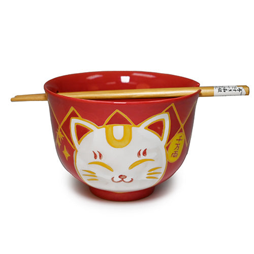 Ceramic Bowl with Chopsticks S