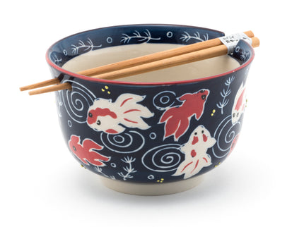 Ceramic Bowl with Chopsticks L