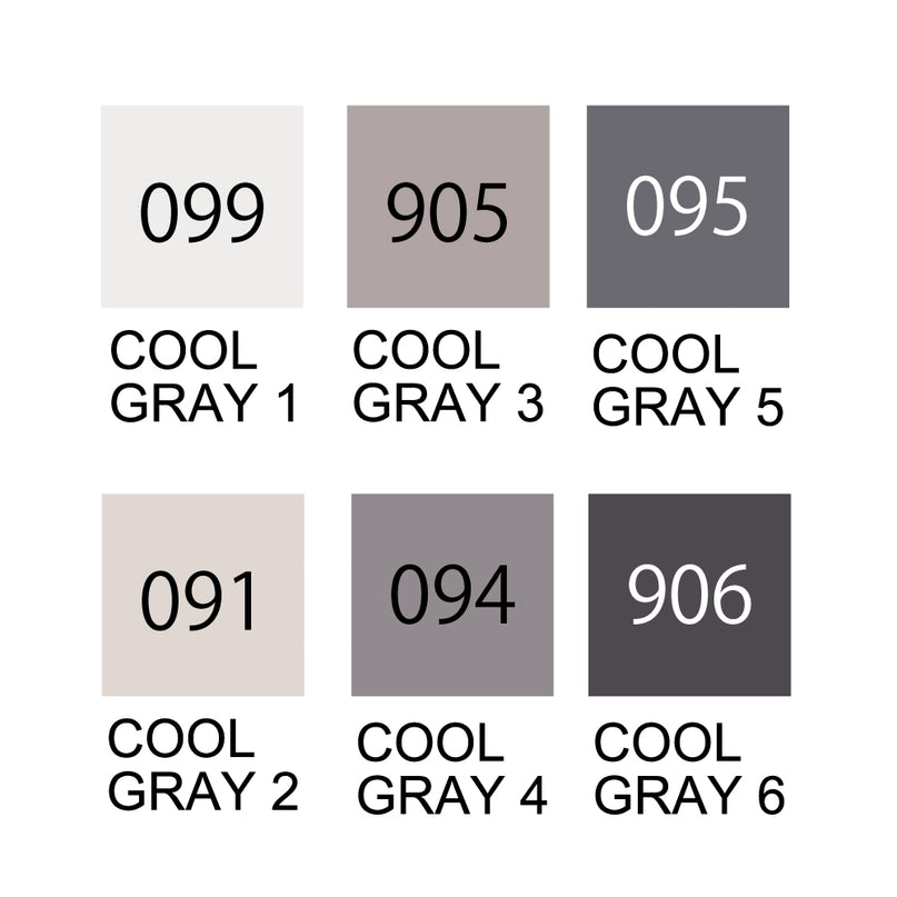 Kuretake ZIG Clean Color Real Brush 6 colors