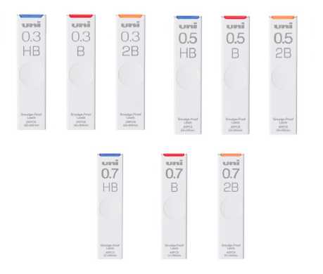 uni Smudge-Proof Leads (Box of 10) $1.70/ea